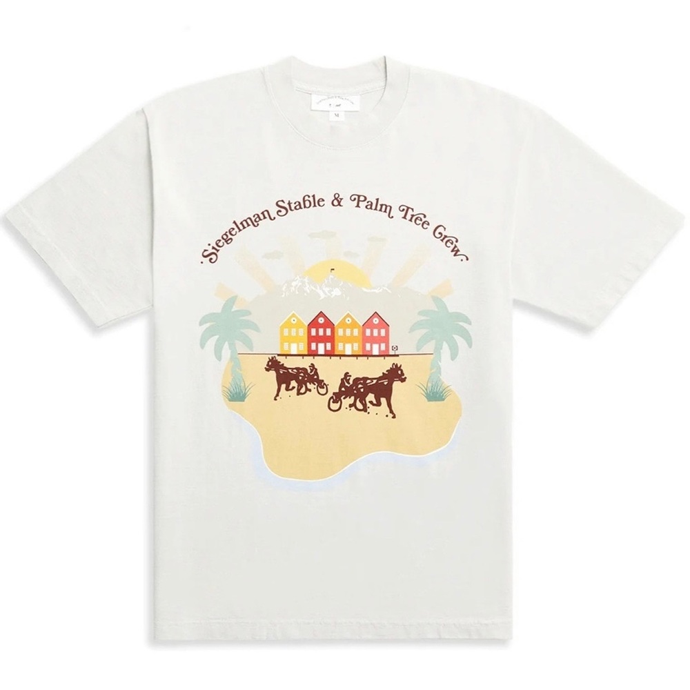 Brand new Siegelman stable palm tree crew tshirt
